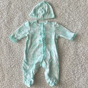 NWOT Little Me Newborn baby onsie